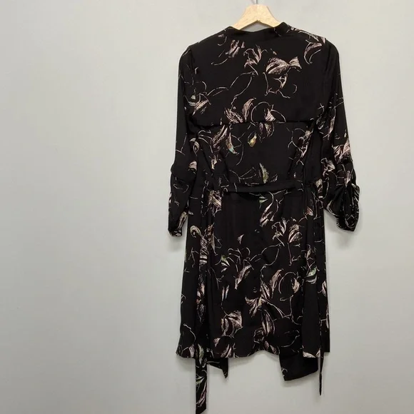 Aritzia Babaton Black Floral Quincey Jacket Size XXS - Picture 10 of 10